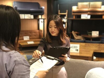 インテリアショップの販売スタッフ募集